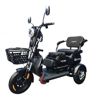 Электроскутер Трехколесный Трицикл Crosser TR-1 (800W, 60V,20Ah) Черный